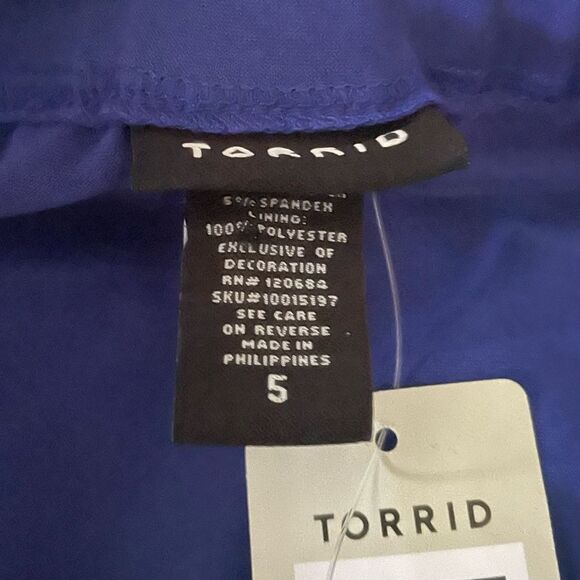 NWT Torrid One Piece Purple Bandeau Jeweled Swimsuit Dress Womens Plus Size 5 XL - Picture 7 of 7